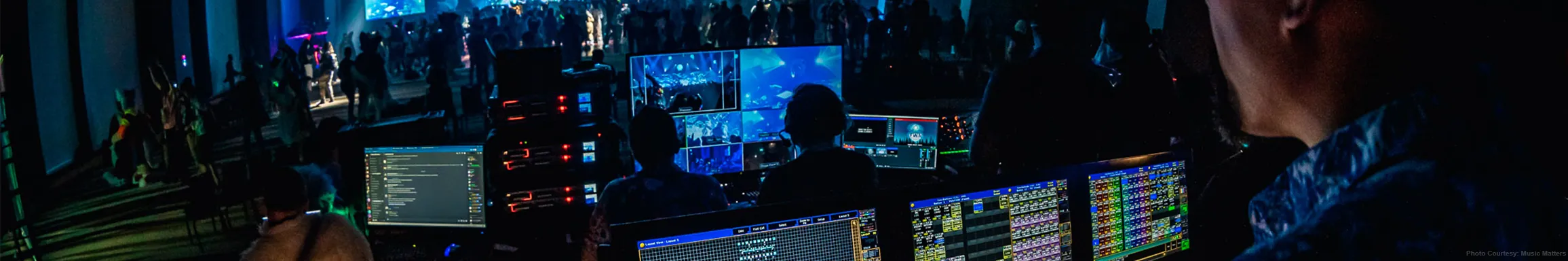 Staff working at FWA in the AV department.